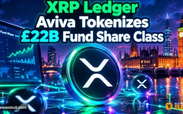 Aviva Invests £50M in XRP Ledger Tokenized Fund Share