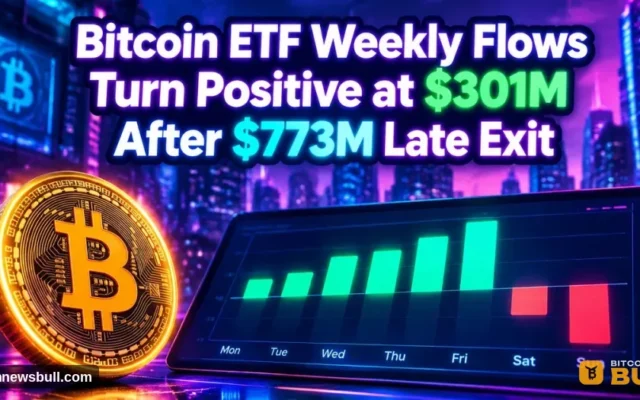 Bitcoin ETFs Retain $301M Weekly Net Inflows Despite Recent Outflows