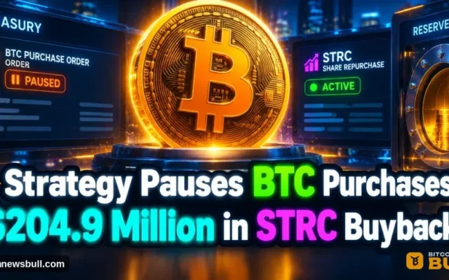 MicroStrategy Halts Bitcoin Buys, Repurchases $205M in STRC