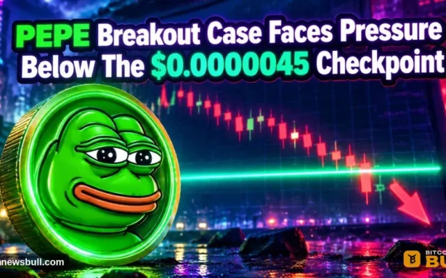 PEPE drops 9%, bringing key support level into view