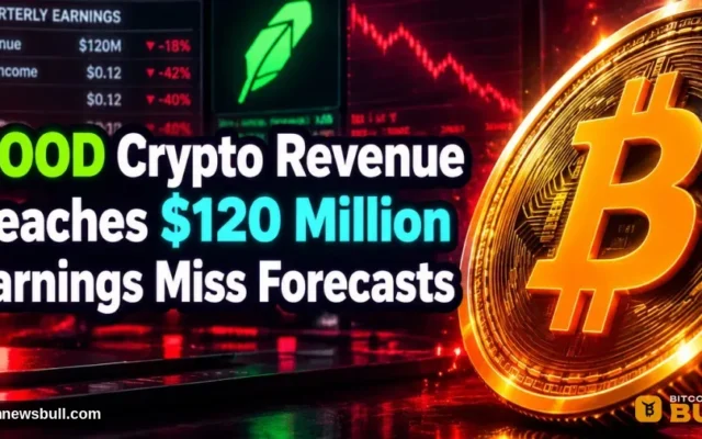 Robinhood crypto revenue drops 55% to $120M yet beats expectations