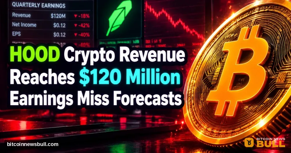 Robinhood crypto revenue drops 55% to $120M yet beats expectations